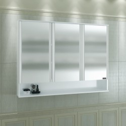 Зеркальный шкаф СанТа Вегас (120 см) белый