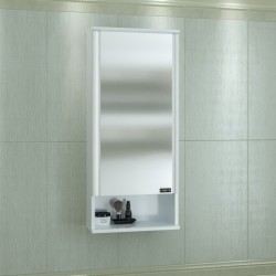 Зеркальный шкаф СанТа Вегас (40 см) белый