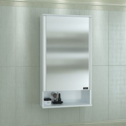 Зеркальный шкаф СанТа Вегас (50 см) белый