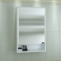 Зеркальный шкаф СанТа Вегас (60 см) белый