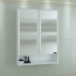 Зеркальный шкаф СанТа Вегас (70 см) белый