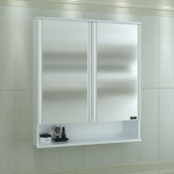 Зеркальный шкаф СанТа Вегас (80 см) белый