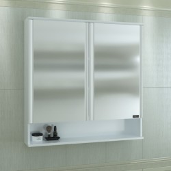 Зеркальный шкаф СанТа Вегас (90 см) белый