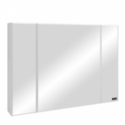 Зеркальный шкаф СанТа Стандарт (100 см) (белый)