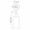Дозатор для жидкого мыла Wasserkraft Salm K-7600 (K-7699)