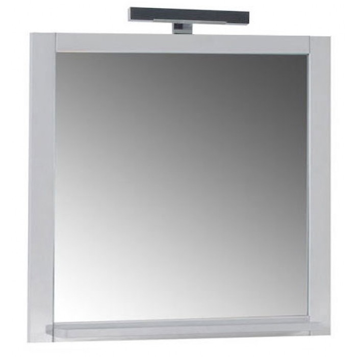 ASB-Woodline Зеркало для ванной Римини 80 патина, серебро, массив ясеня