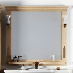 Opadiris Зеркало для ванной Риспекто 95 светлое дерево