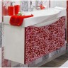 Sanflor Мебель для ванной Санфлор 100 красная/патина белая