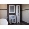 ASB-Woodline Мебель для ванной Бергамо 65 витраж, белая, массив ясеня