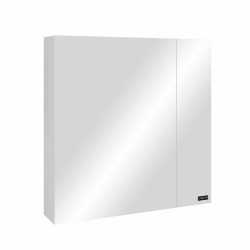 Зеркальный шкаф СанТа Стандарт (70 см) (белый)