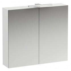Зеркальный шкаф Laufen Base (4.0285.2.110.260.1) (100 см) (белый матовый) с LED подсветкой