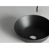 Раковина накладная Ceramica Nova Element (CN6004) (35.8 см) круглая, черная матовая