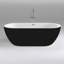 Акриловая ванна Black&White Black Swen 170x80 SB105 Black без гидромассажа