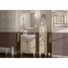 ASB-Woodline Мебель для ванной Верона 65 бежевая патина золото, массив ясеня