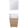 Style Line Мебель для ванной напольная Атлантика 60, ясень перламутр, столешница ID01