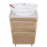 Style Line Мебель для ванной напольная Атлантика 60, ясень перламутр, столешница ID01
