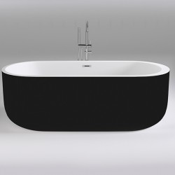 Акриловая ванна Black&White Black Swan 170x80 SB109 Black без гидромассажа