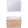 Style Line Мебель для ванной подвесная Атлантика 100, Люкс ясень перламутр, PLUS