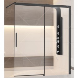 Шторка для ванной RGW Screens SC-43B (34114312-14) 120х160 см, черный профиль/прозрачное стекло