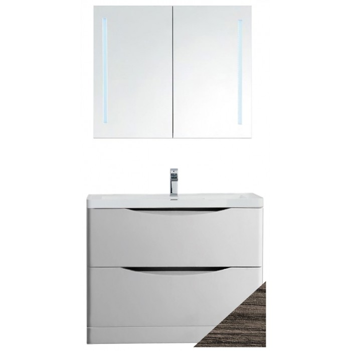 BelBagno Мебель для ванной напольная ANCONA-N 900 Rovere Moro, подсветка