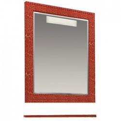 Misty Зеркало для ванной Fresko 75 красное краколет