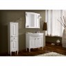 ASB-Woodline Мебель для ванной Модена 85 белая, массив ясеня