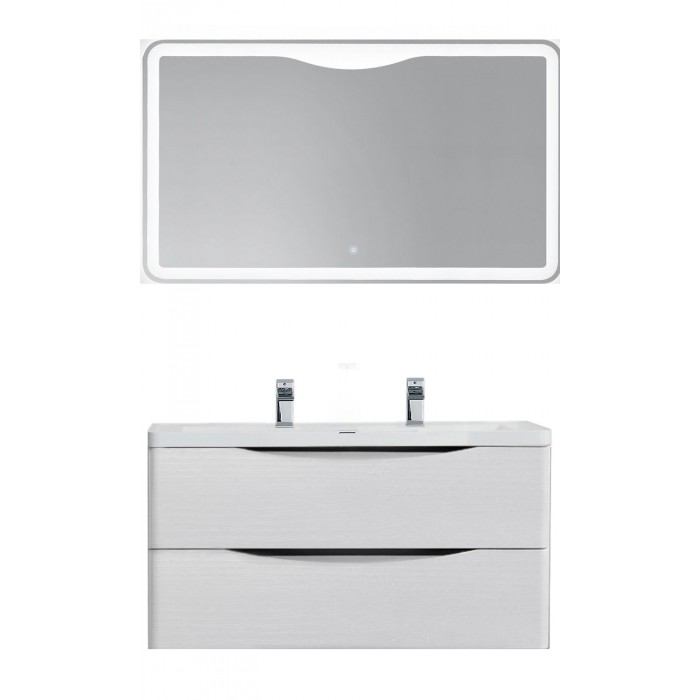 BelBagno Мебель для ванной подвесная ANCONA-N 1200 Bianco Frassinato, подсветка, с двойной чашей