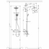 Душевая система Hansgrohe Croma 220 Showerpipe (27185000) (220 мм)