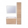 Style Line Мебель для ванной подвесная Атлантика 90, Люкс ясень перламутр, PLUS