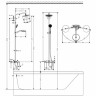Душевая система Hansgrohe Croma 220 Showerpipe (27223000) (220 мм)