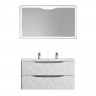 BelBagno Мебель для ванной подвесная ANCONA-N 1200 Bianco Quadrato, подсветка, с двойной чашей
