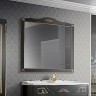 Мебель для ванной Belux Верди 105 черная, декор Bosetti Marella