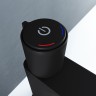 Смеситель для раковины Iddis Slide (SLIBLBTi01) с кнопочным управлением, черный
