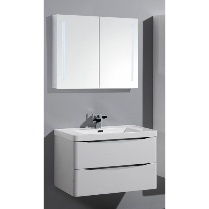 BelBagno Мебель для ванной ANCONA-N 1000 Bianco Lucido, подсветка