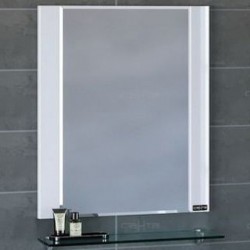 Зеркало СанТа Виктория (60 см) (фацет) с полкой
