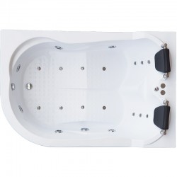 Акриловая ванна Royal Bath Norway De Luxe 180х120 RB331100DL-R с гидромассажем