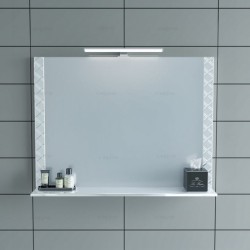 Зеркало СанТа Калипсо (100 см) (белый)