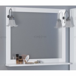 Зеркало СанТа Классик (80 см) (белый)