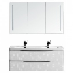 BelBagno Мебель для ванной ANCONA-N 1200 Bianco Quadrato, двухмоечная