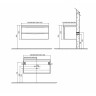 BelBagno Мебель для ванной ANCONA-N 1200 Bianco Quadrato, двухмоечная