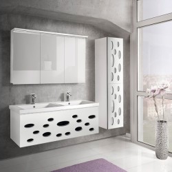 Dreja Мебель для ванной "Vitta 125" белый глянец