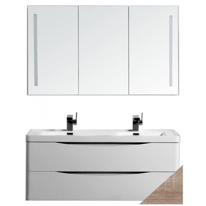 BelBagno Мебель для ванной ANCONA-N 1200 Rovere Bianco, двухмоечная
