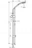 Душевой гарнитур Hansgrohe Croma 100 Multi/Unica'Reno Lift (27791000) (105 см)