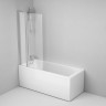 Комплект акриловой ванны со шторкой и душевой системой AM.PM Gem 170x70 W90ASET-170D3W5 без гидромассажа