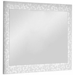 Dreja Зеркало для ванной "Ornament 105" белое