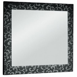 Dreja Зеркало для ванной "Ornament 120" черное