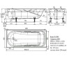 Чугунная ванна Универсал Сибирячка 180х80 с отверстиями под ручки