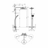 Душевая система Hansgrohe Raindance Select Showerpipe (27129000) (240 мм)
