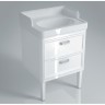 Kerama Marazzi Мебель для ванной Pompei 60, 2 ящика, белая