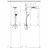 Душевая система Hansgrohe Raindance Select Showerpipe (27129400) (240 мм)